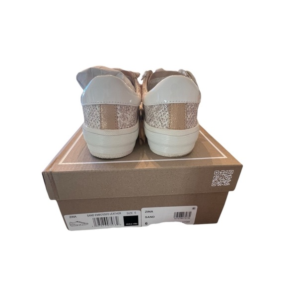Dolce Vita Women’s Sand Embossed Leather Sneakers in size 6 - Picture 7 of 8